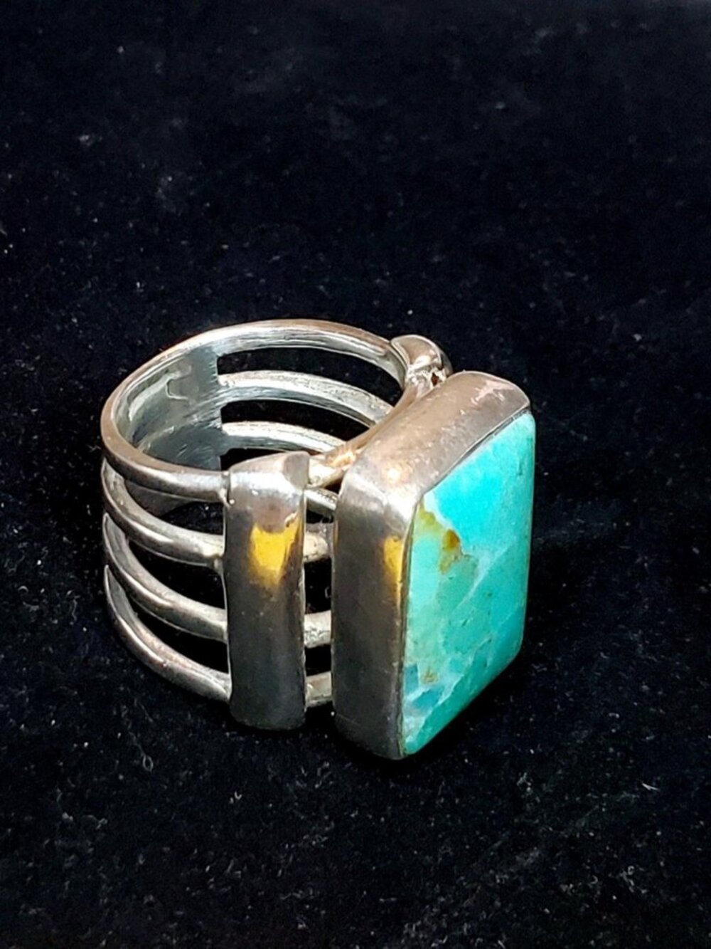 Navajo Ring .925 Silver & Turquoise. Like New | Handmade